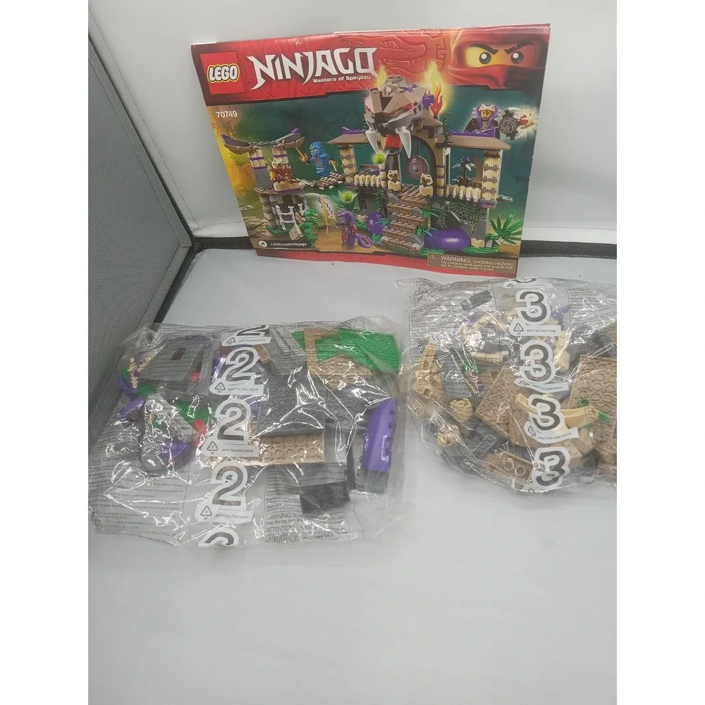 LEGO NINJAGO Enter the Serpent 70749 In 2015 U Retired Not Complete Read Bag 2&3